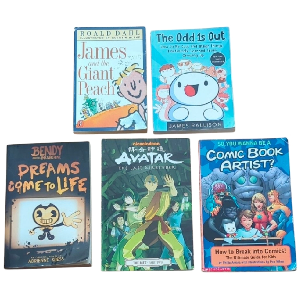 3/$20 - Set of 5 Graphic Novels and Books - Great Reads
